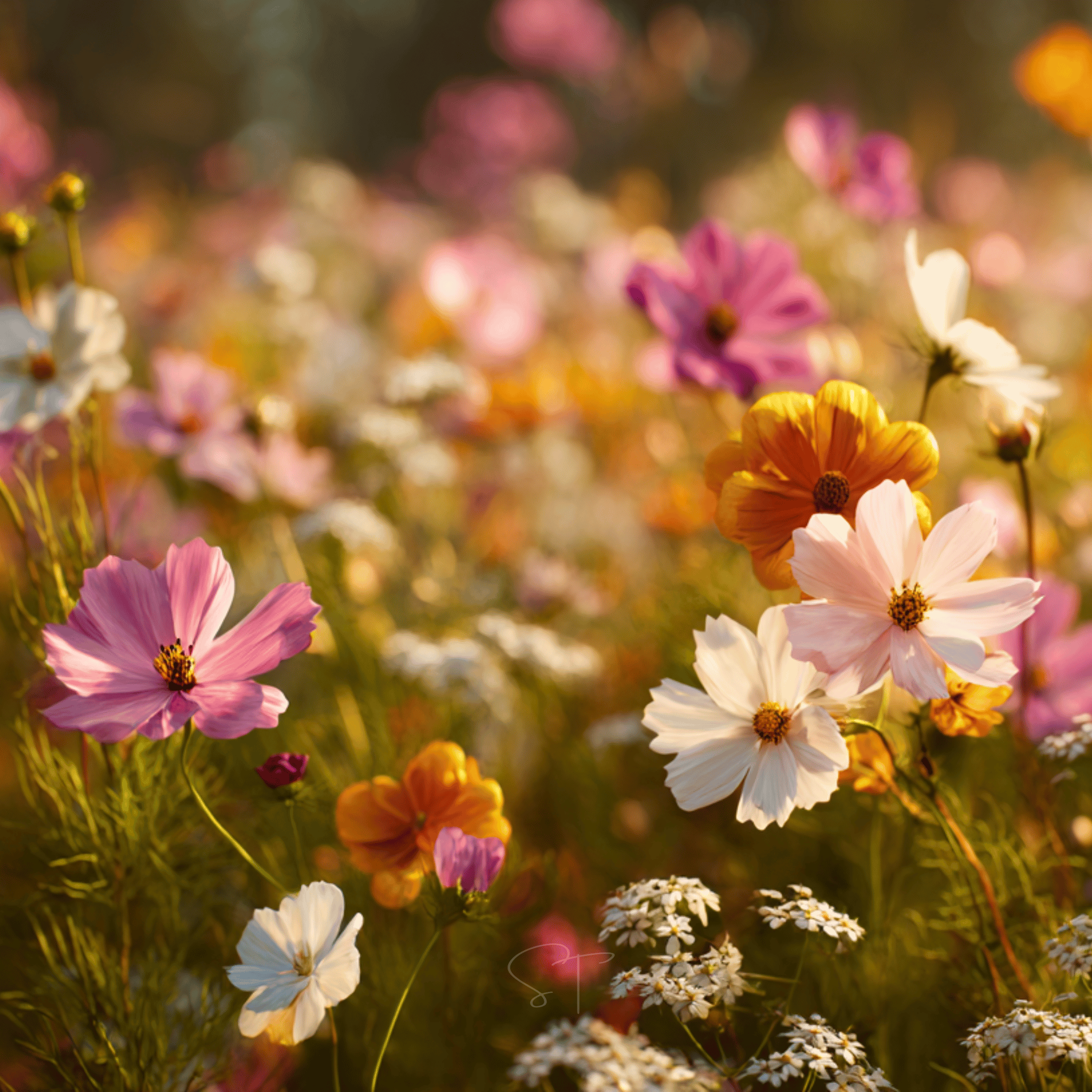 Fall Blooming Wildflower Mix (19 Varieties) – 1,000 Seeds seed packet from Seed Therapy – American - grown, heirloom seeds