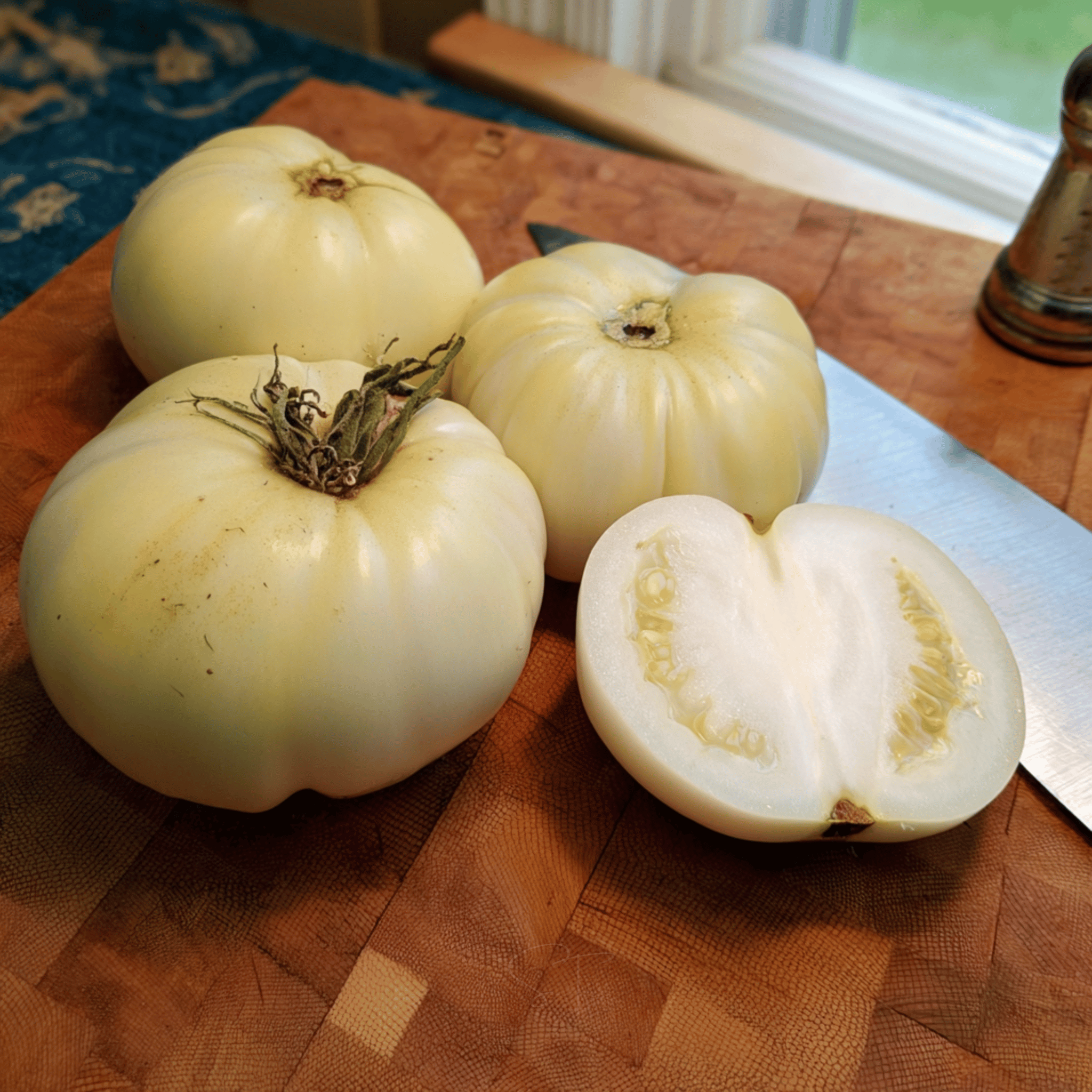 Great White Tomato – 30 Seeds seed packet from Seed Therapy – American - grown, heirloom seeds