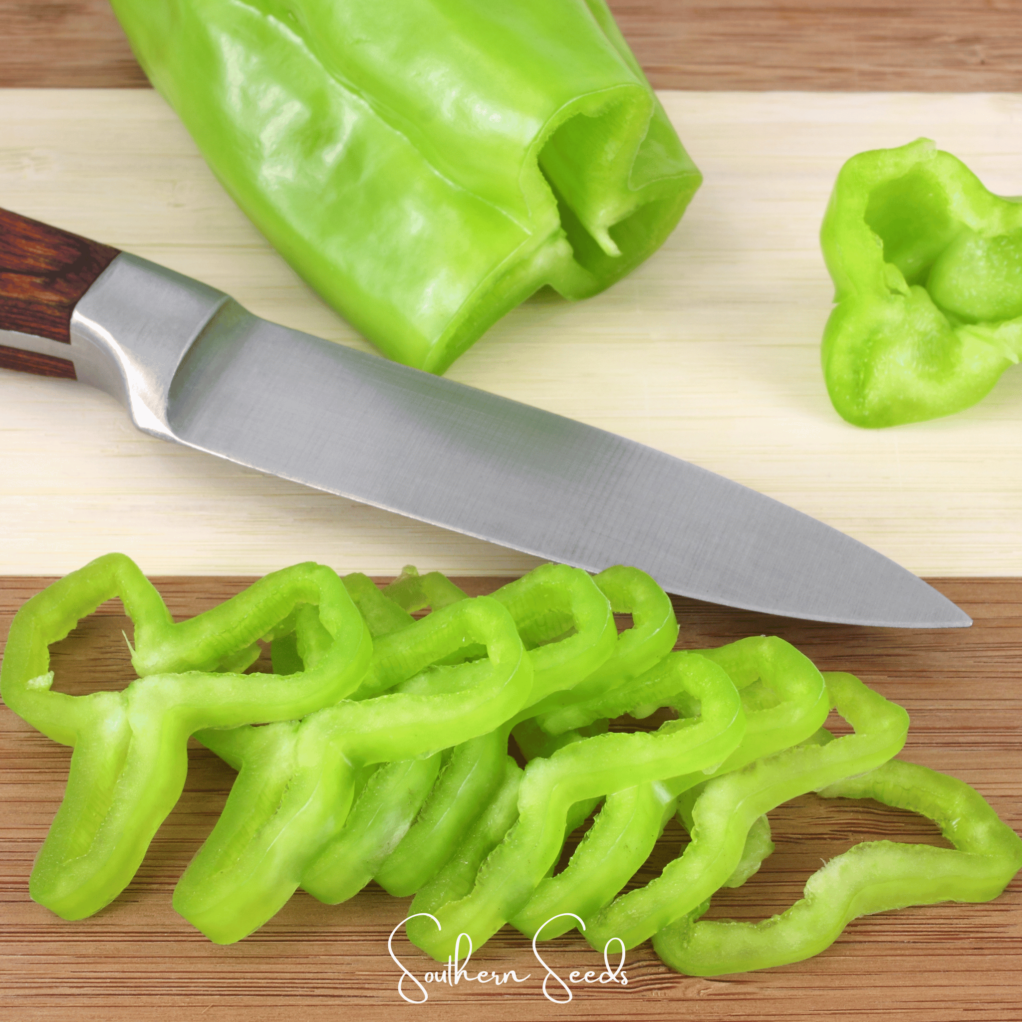 Pepper, Cubanelle Sweet (Capsicum annuum) - 25 Seeds seed packet from Seed Therapy – American - grown, heirloom seeds