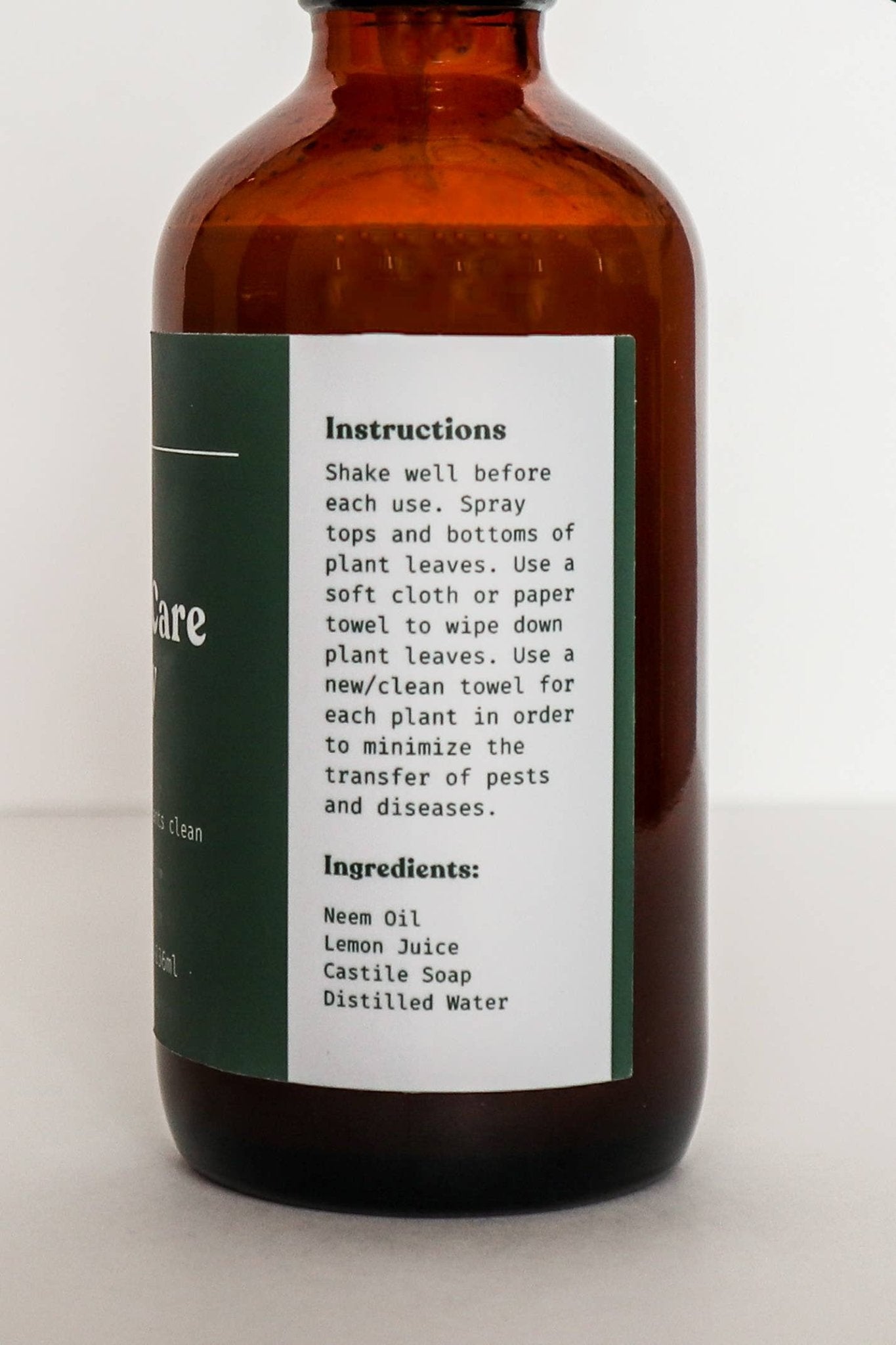 Plant Leaf Care Spray - 8oz seed packet from Seed Therapy – American - grown, heirloom seeds