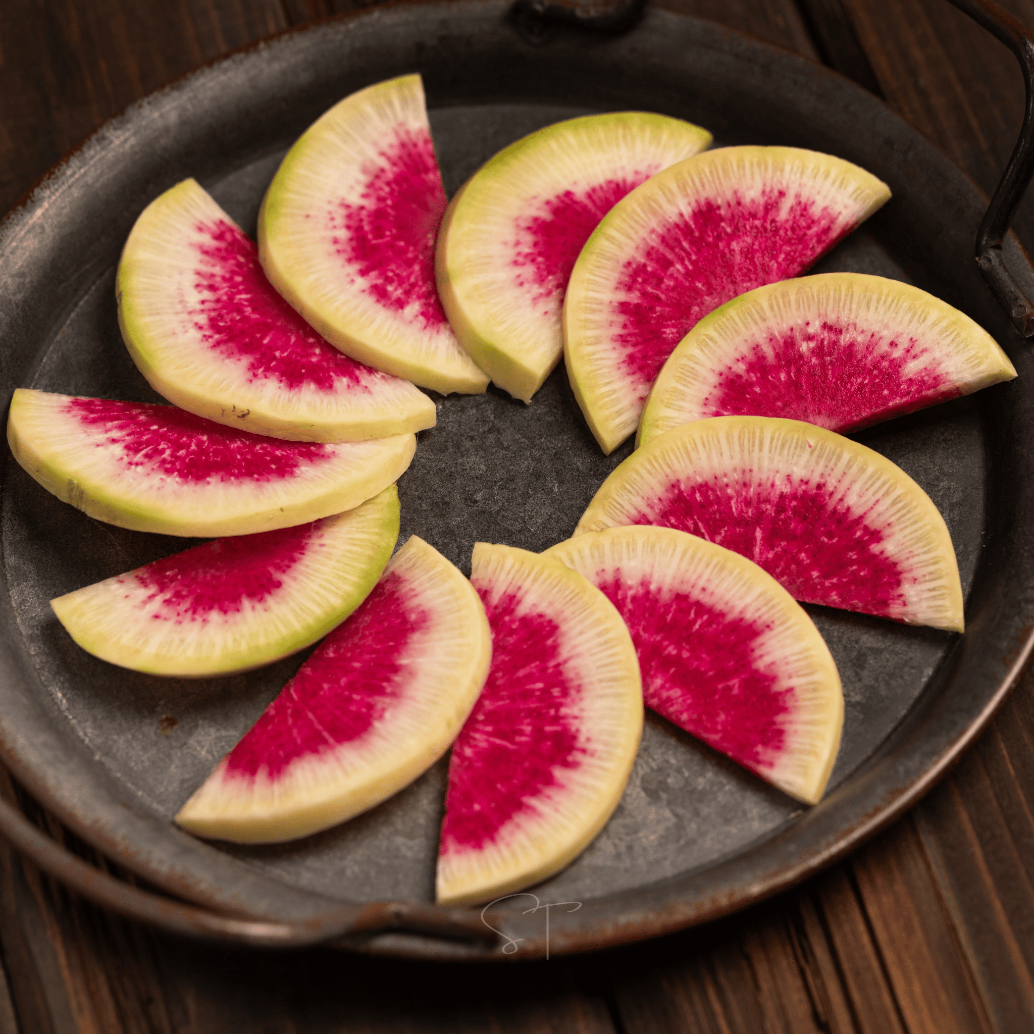 Watermelon Radish – 50 Seeds seed packet from Seed Therapy – American - grown, heirloom seeds