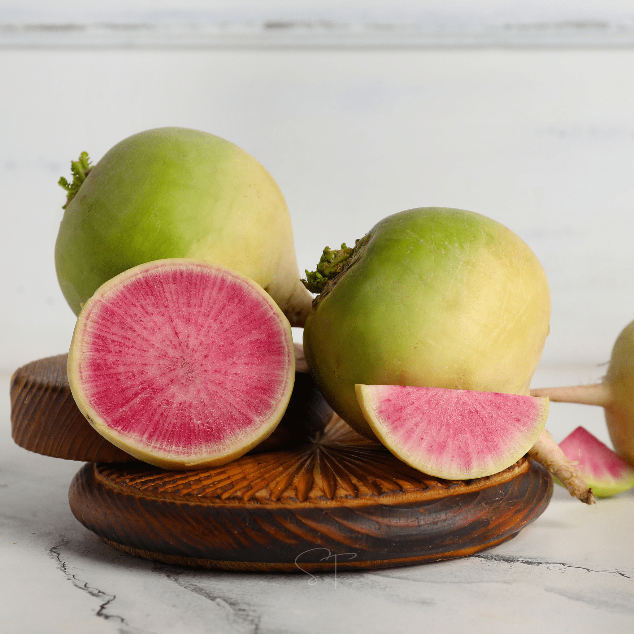 Watermelon Radish – 50 Seeds seed packet from Seed Therapy – American - grown, heirloom seeds