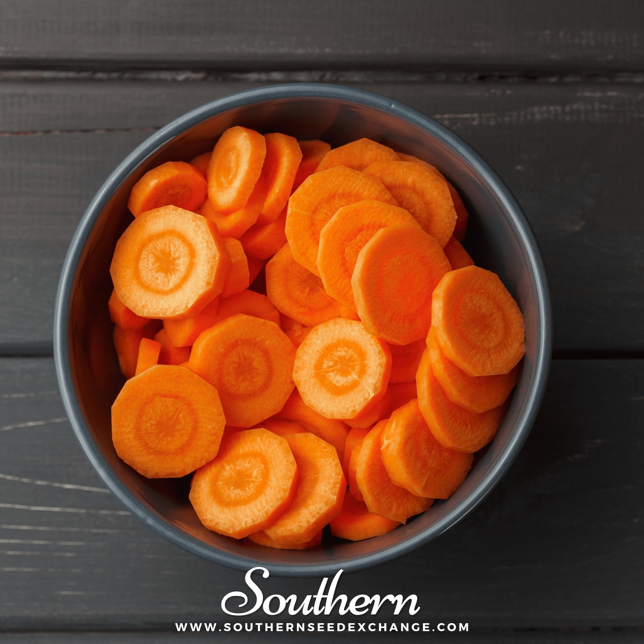 Carrot, Imperator 58 (Daucus carota) - 250 Seeds seed packet from Seed Therapy – American - grown, heirloom seeds