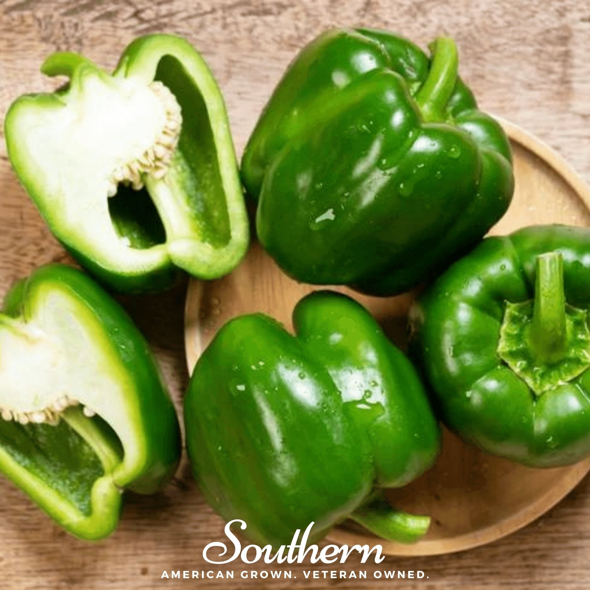 Pepper, Cal Wonder Sweet Bell (Capsicum annuum) - 30 Seeds seed packet from Seed Therapy – American - grown, heirloom seeds