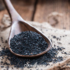 Sesame, Black (Sesamum indicum) - 500 Seeds seed packet from Seed Therapy – American - grown, heirloom seeds