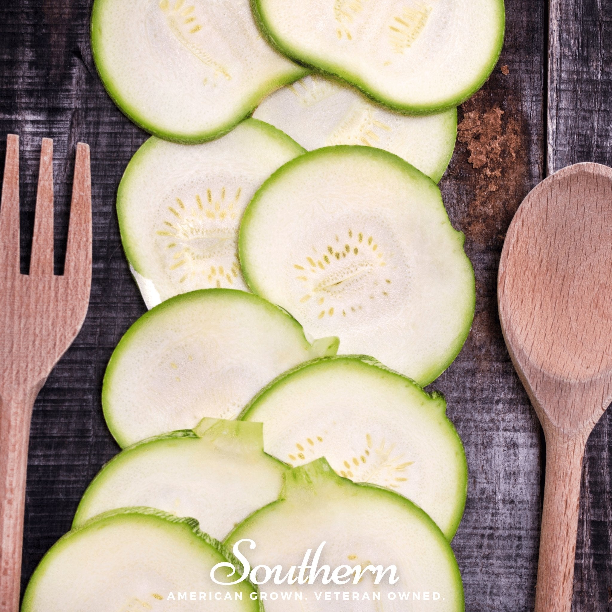 Squash, Zucchini, Round - Summer (Cucurbita pepo) - 25 seeds seed packet from Seed Therapy – American - grown, heirloom seeds