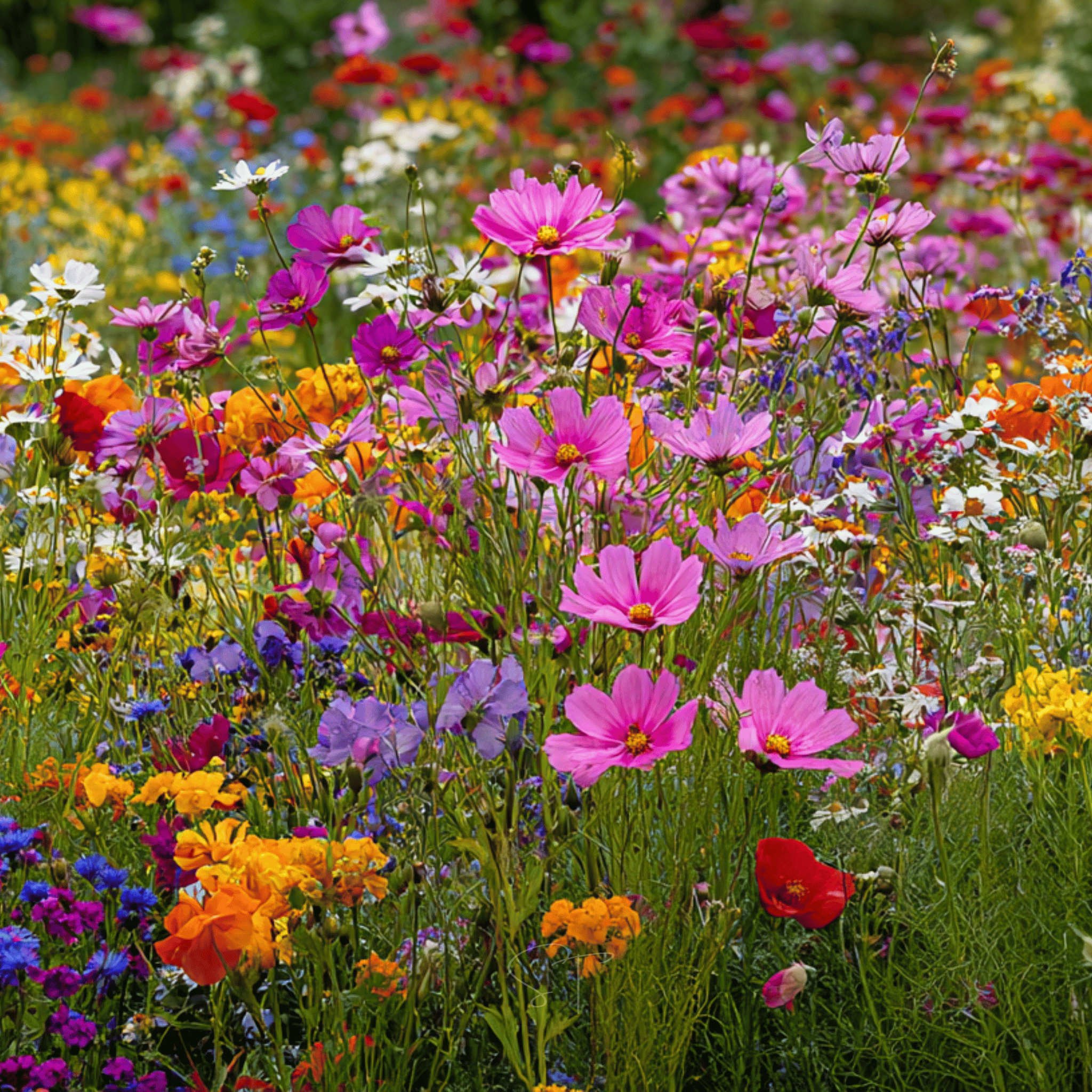 wildflower seed mix coverage Annuals Wildflower Seed Mix (20 Varieties) – 1,000 Seeds