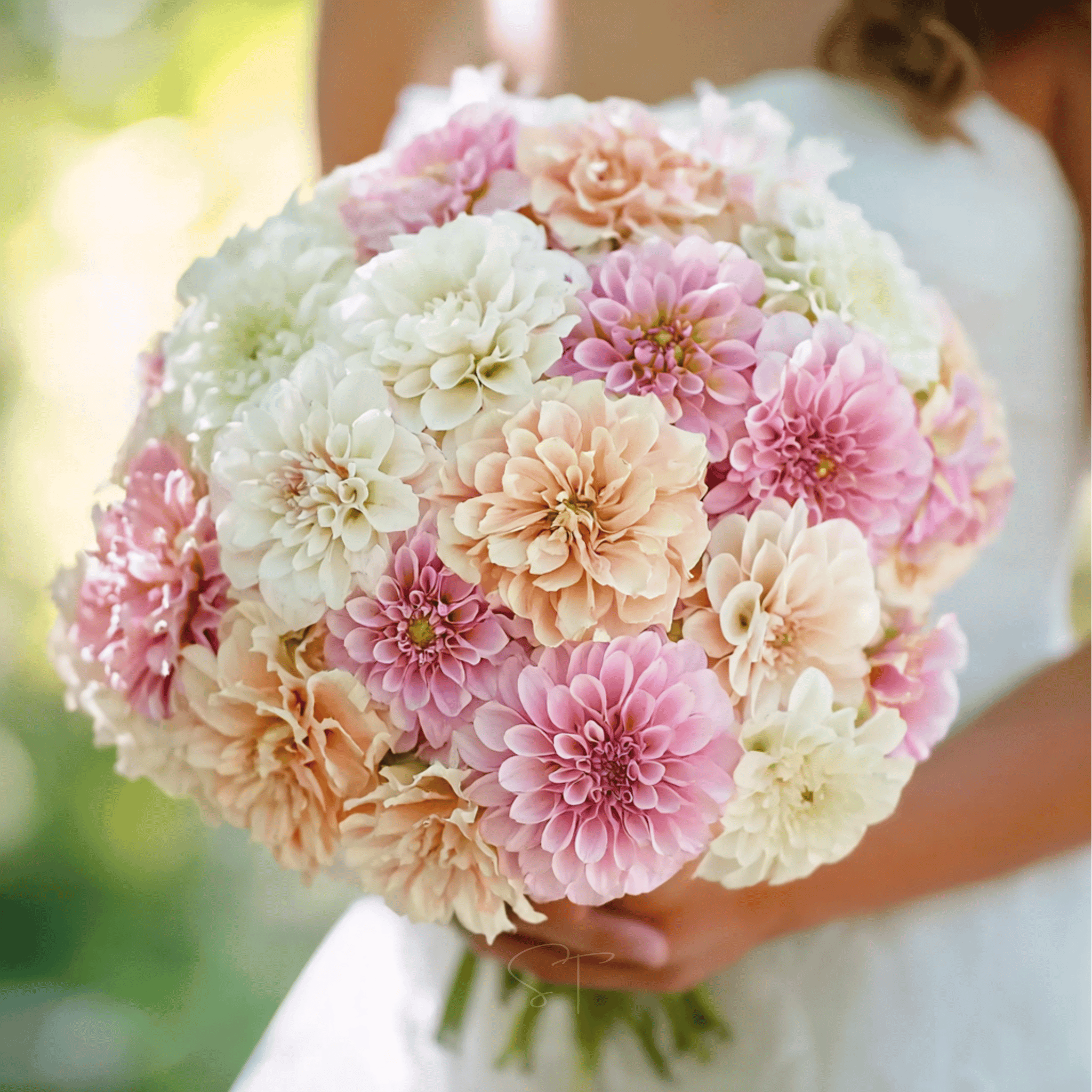 Blushing Bride Zinnia Mix - 100 Seeds seed packet from Seed Therapy – American - grown, heirloom seeds