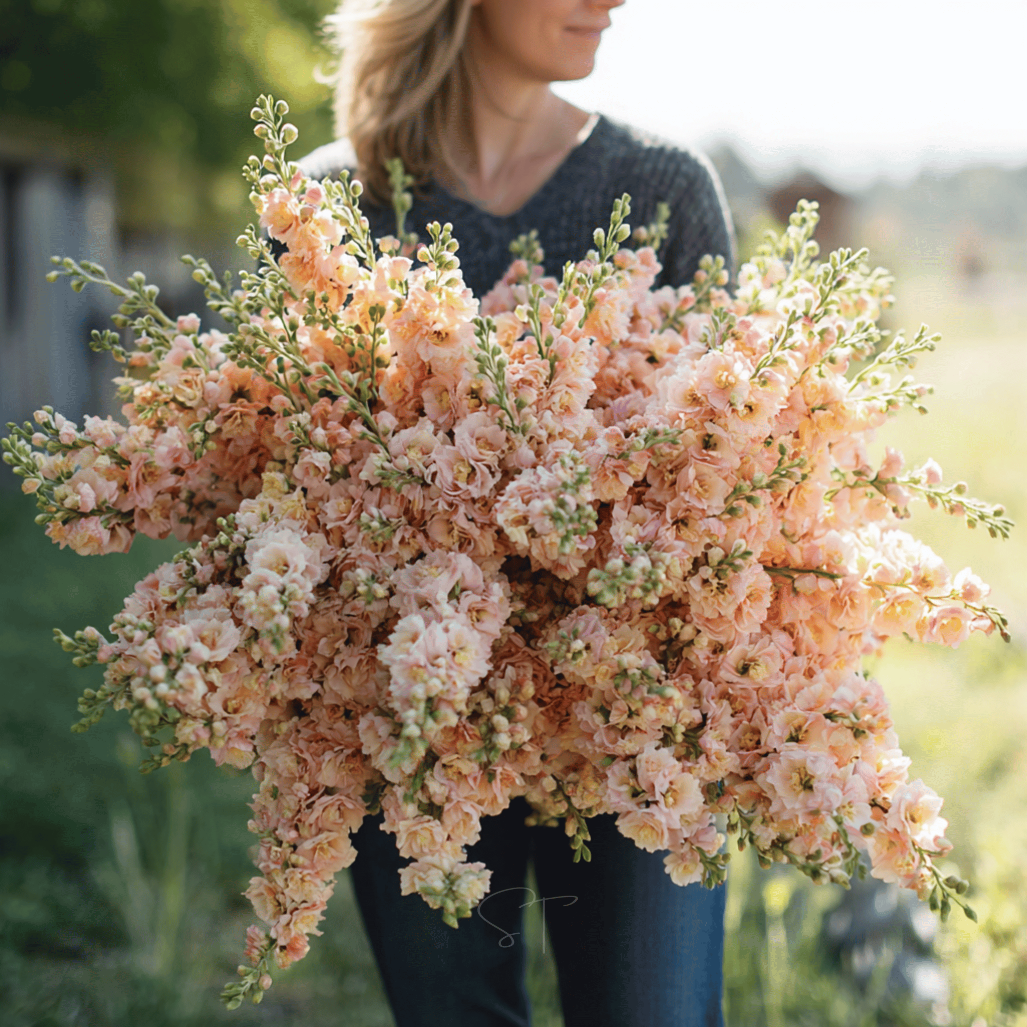 Column Stock Apricot - 50 Seeds seed packet from Seed Therapy – American - grown, heirloom seeds