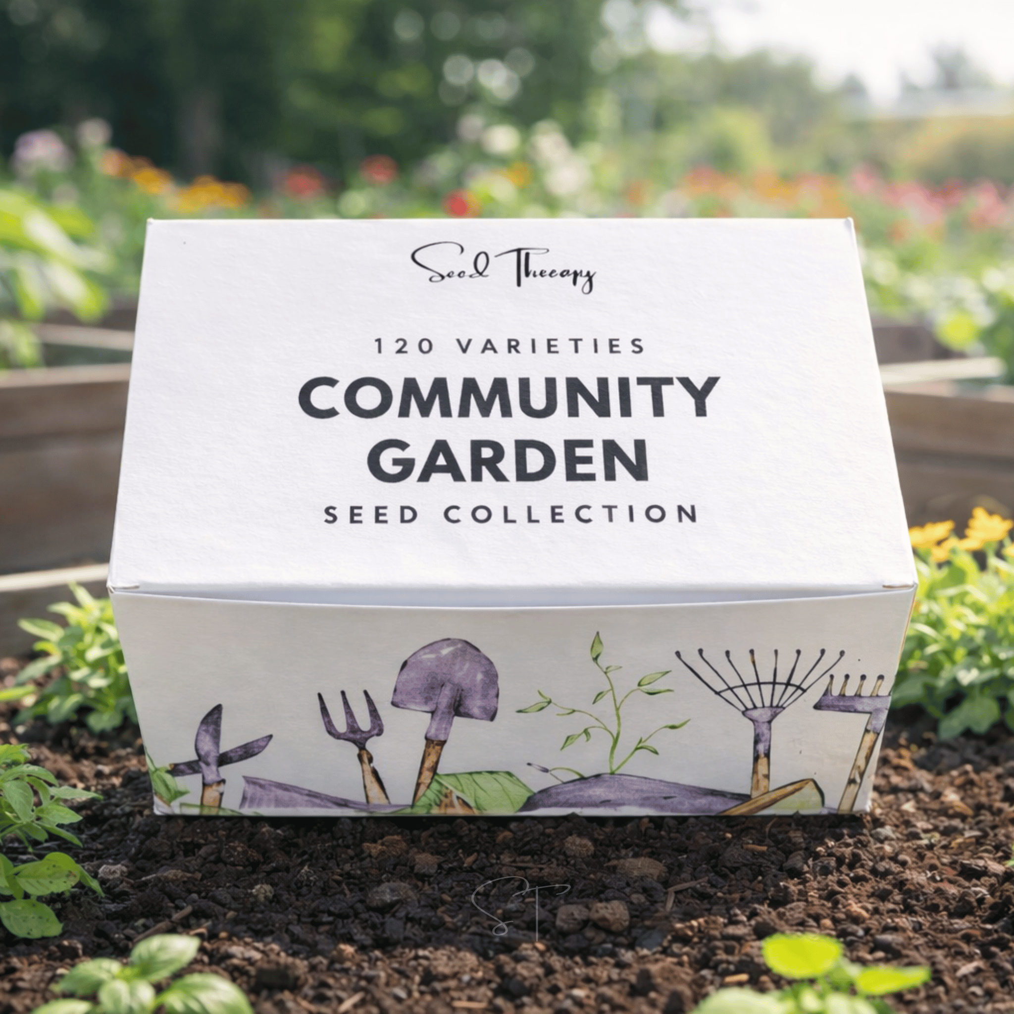 garden & seeds Community Garden Survival Seed Vault – 120 Seed Varieties