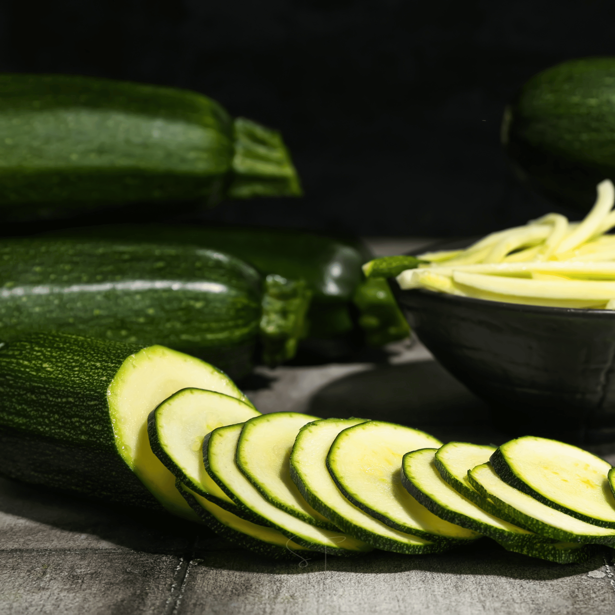 Dark Green Zucchini Summer Squash – 25 Seeds seed packet from Seed Therapy – American - grown, heirloom seeds