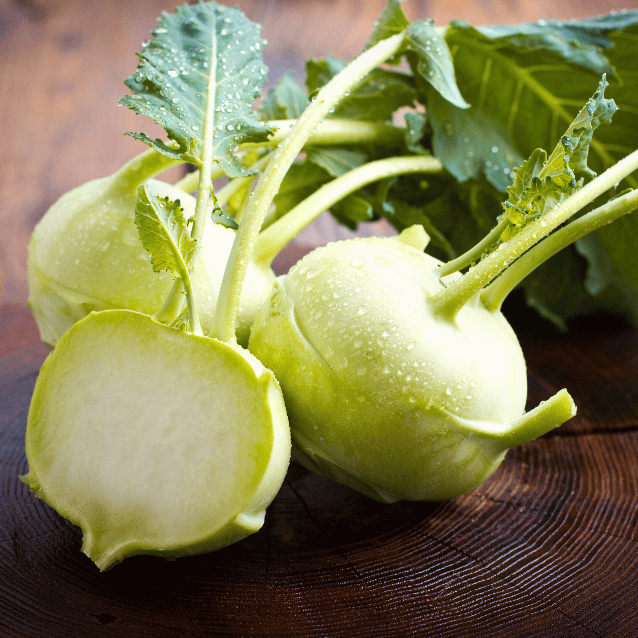 plant kohlrabi seeds Kohlrabi, Early White Vienna (Brassica oleracea) - 100 Seeds