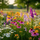 Fall Blooming Wildflower Mix (19 Varieties) – 1,000 Seeds seed packet from Seed Therapy – American - grown, heirloom seeds