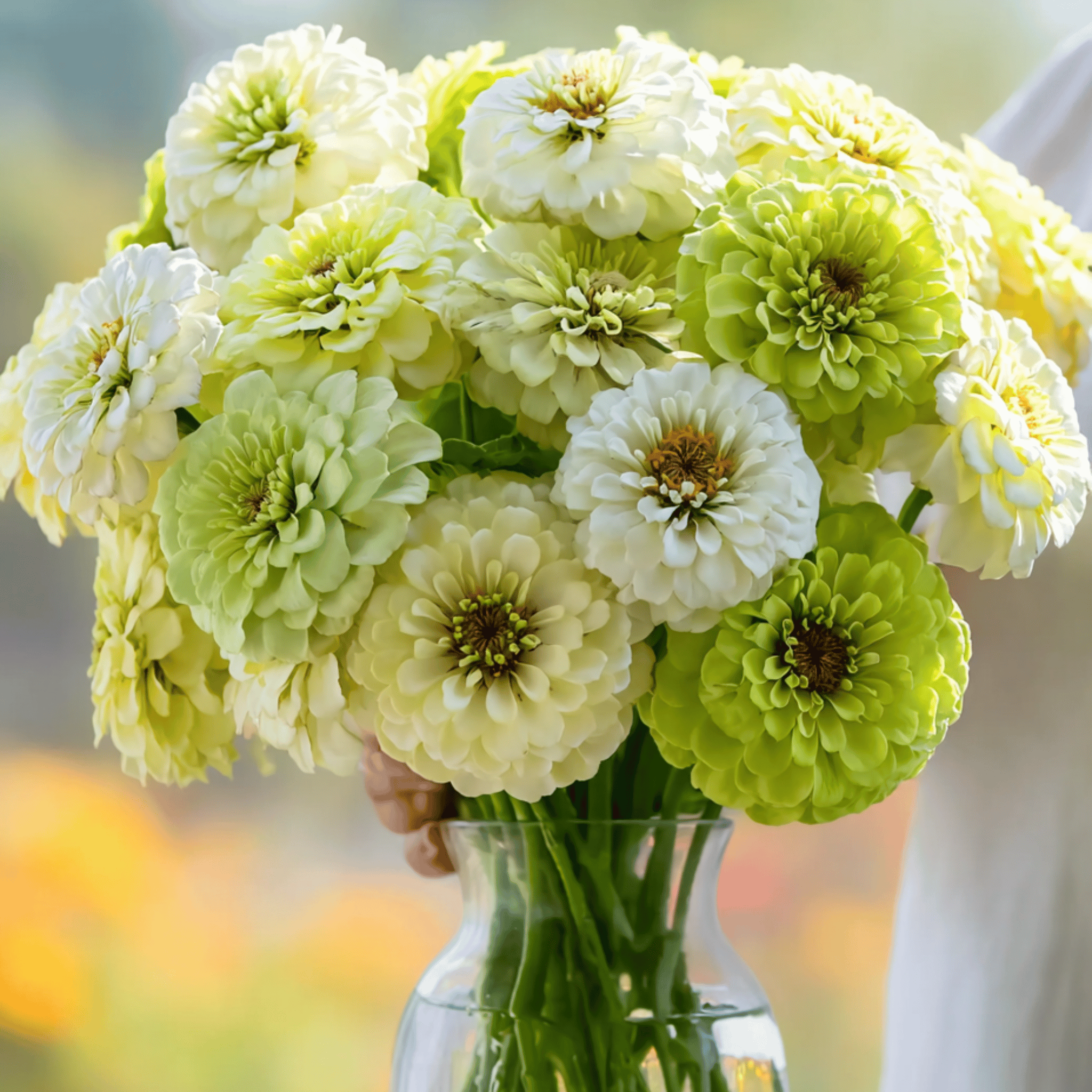 Key Lime Pie Zinnia Seeds – 100 Seeds seed packet from Seed Therapy – American - grown, heirloom seeds