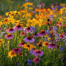 Midwest Wildflower Mix – 1,000 Seeds seed packet from Seed Therapy – American - grown, heirloom seeds