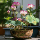 Sacred Lotus (Bonsai) - 5 Seeds seed packet from Seed Therapy – American - grown, heirloom seeds