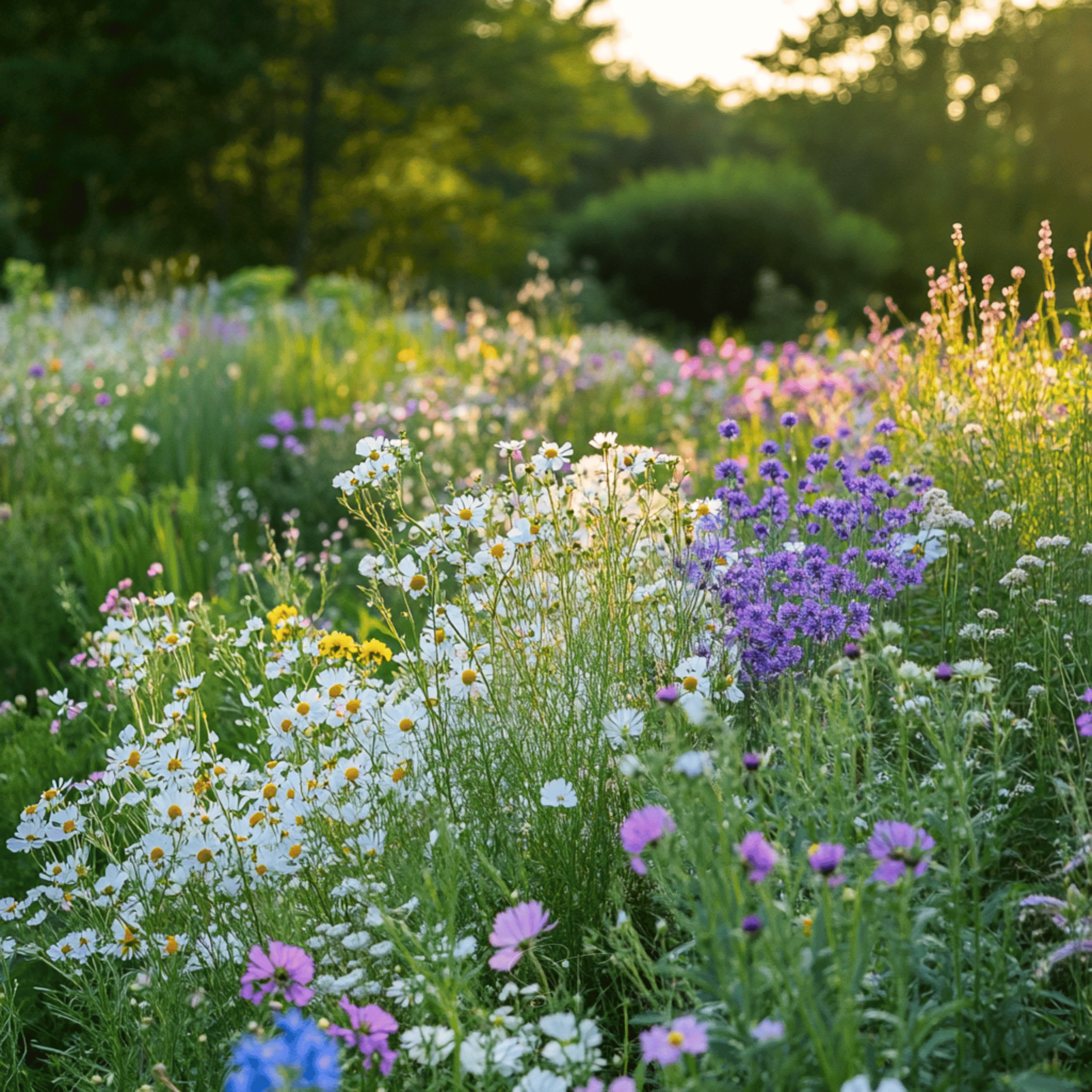 Shady Area Wildflower Seed Mix (20 Varieties) – 1,000 Seeds seed packet from Seed Therapy – American - grown, heirloom seeds