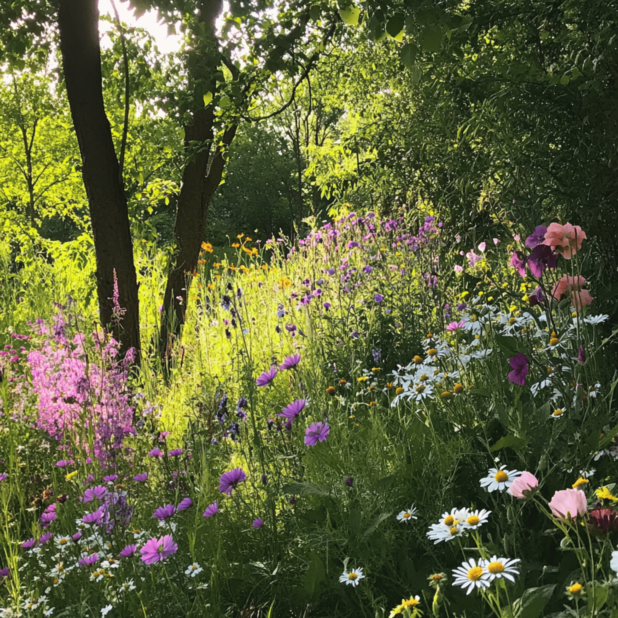 Shady Area Wildflower Seed Mix (20 Varieties) – 1,000 Seeds seed packet from Seed Therapy – American - grown, heirloom seeds