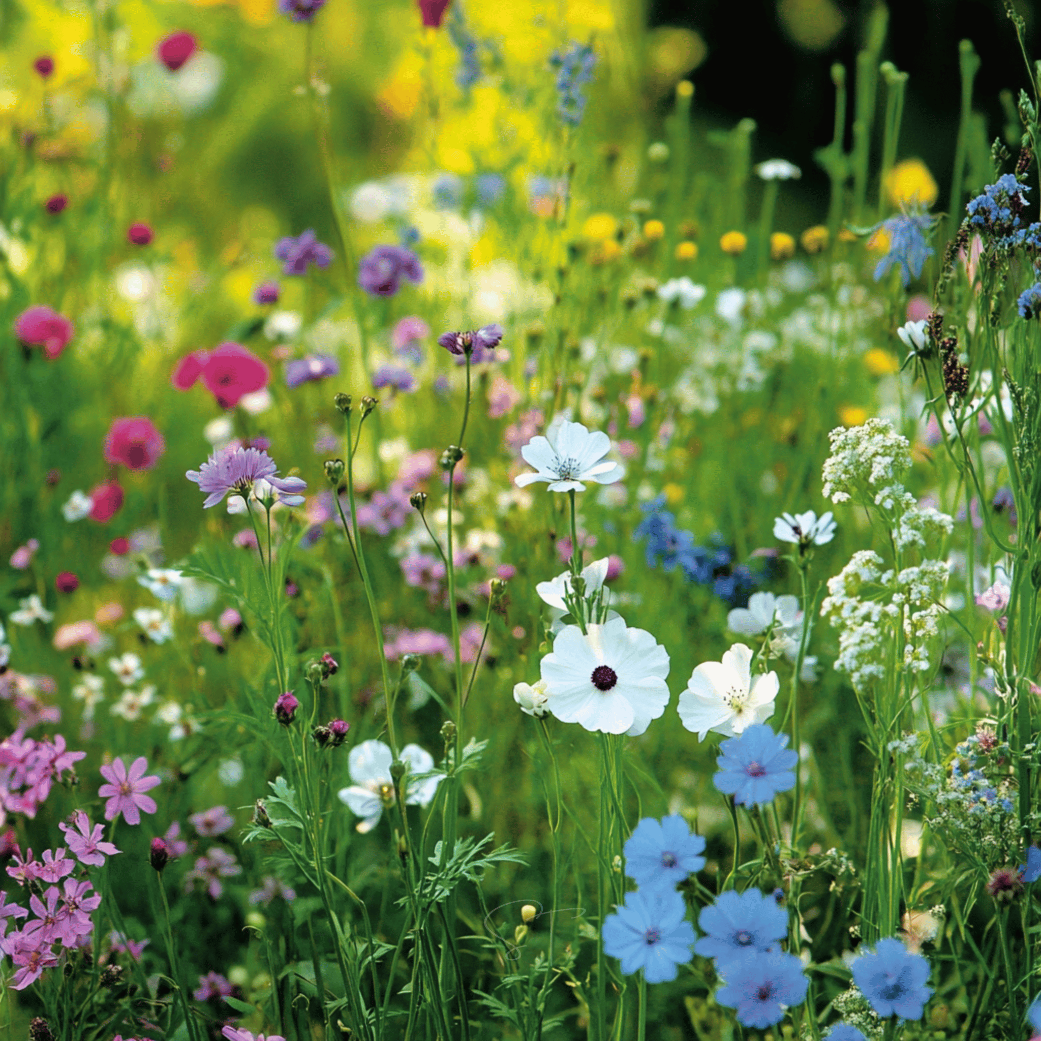 Shady Area Wildflower Seed Mix (20 Varieties) – 1,000 Seeds seed packet from Seed Therapy – American - grown, heirloom seeds