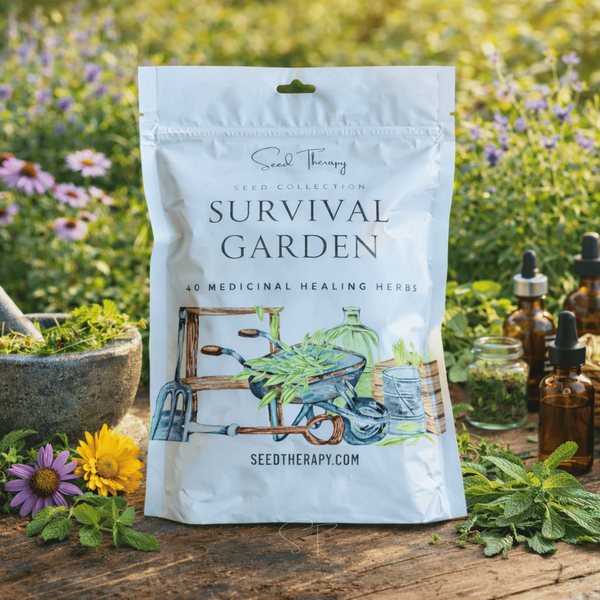medicinal garden seeds Survival Medicinal Herb Garden – 40 Essential Varieties