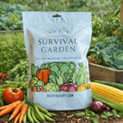 Survival Vegetable Garden – 40 Essential Crops seed packet from Seed Therapy – American - grown, heirloom seeds