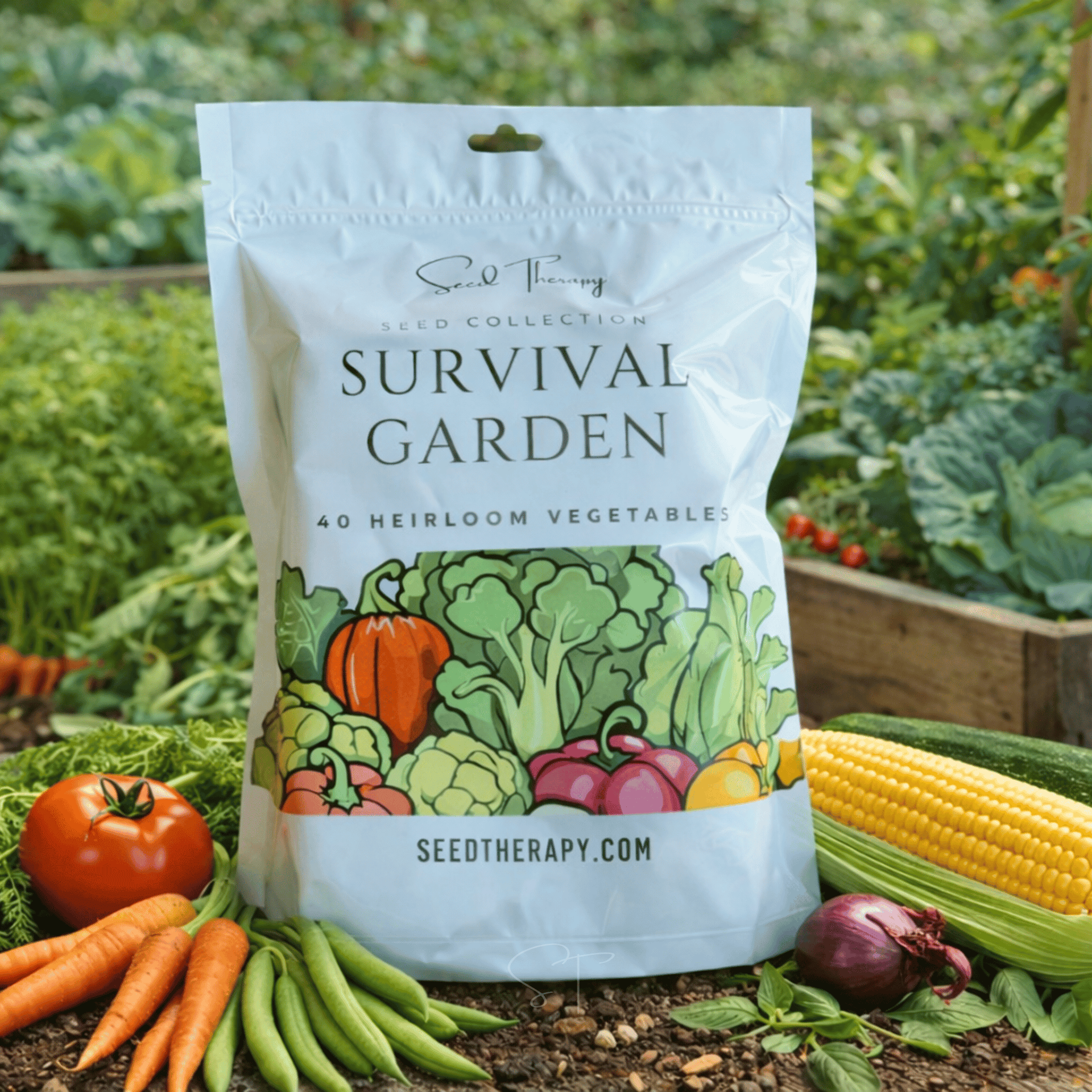 best vegetable garden seed company Survival Vegetable Garden – 40 Essential Crops
