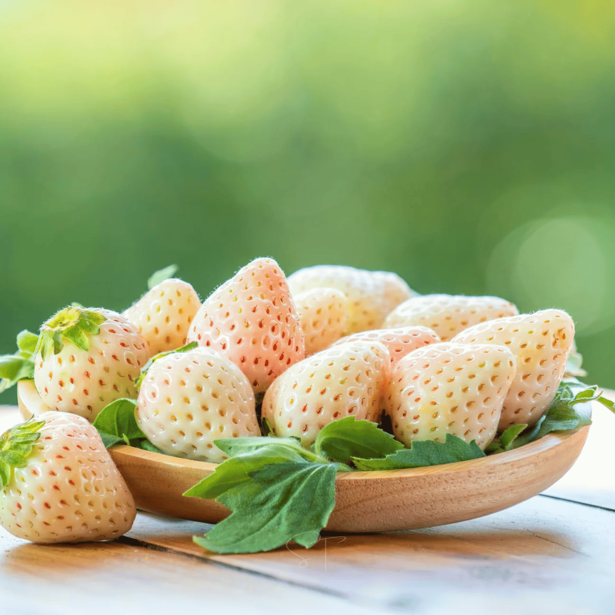 strawberries from seeds off the fruit 100 White SOUL STRAWBERRY Fragaria Vesca Fruit Flower Berry Seeds