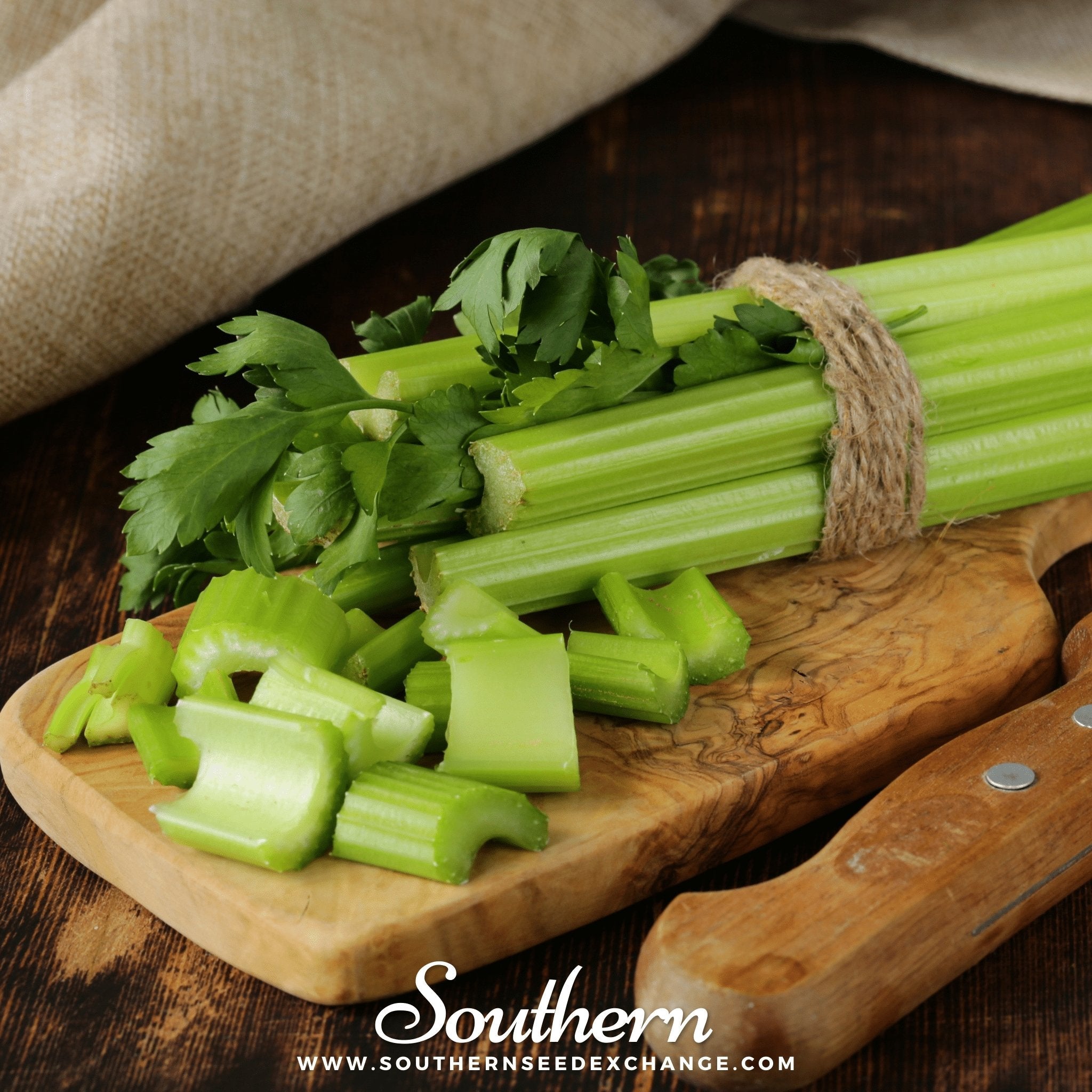 Celery, Utah 52 - 70 (Apium Graveolens) - 300 Seeds | Seed Therapy – Heirloom Garden Seeds